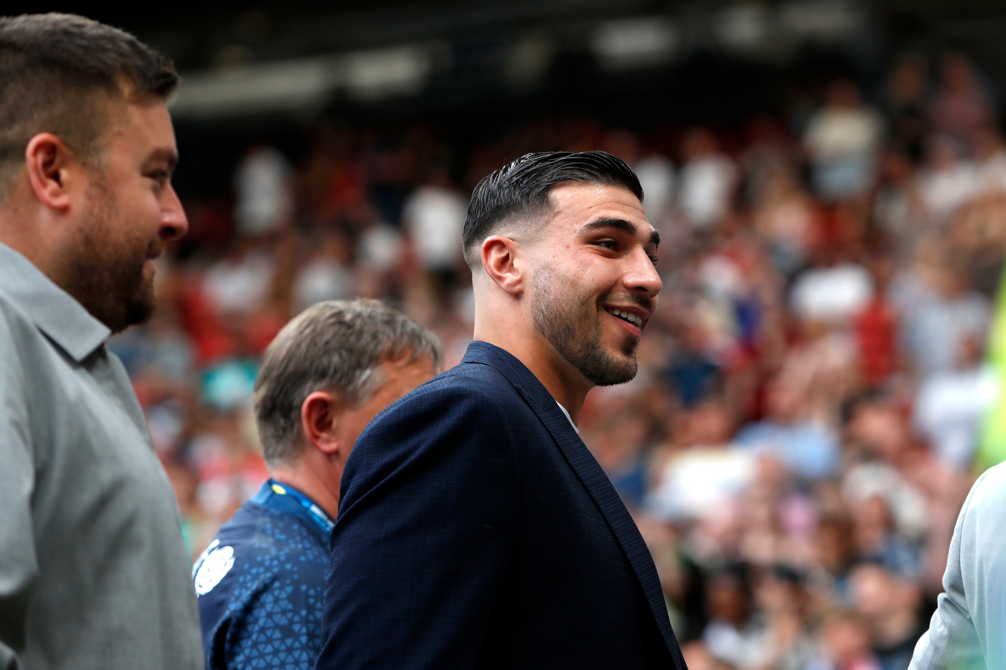 Boxer Tommy Fury before Soccer Aid for UNICEF 2023 at Old Trafford