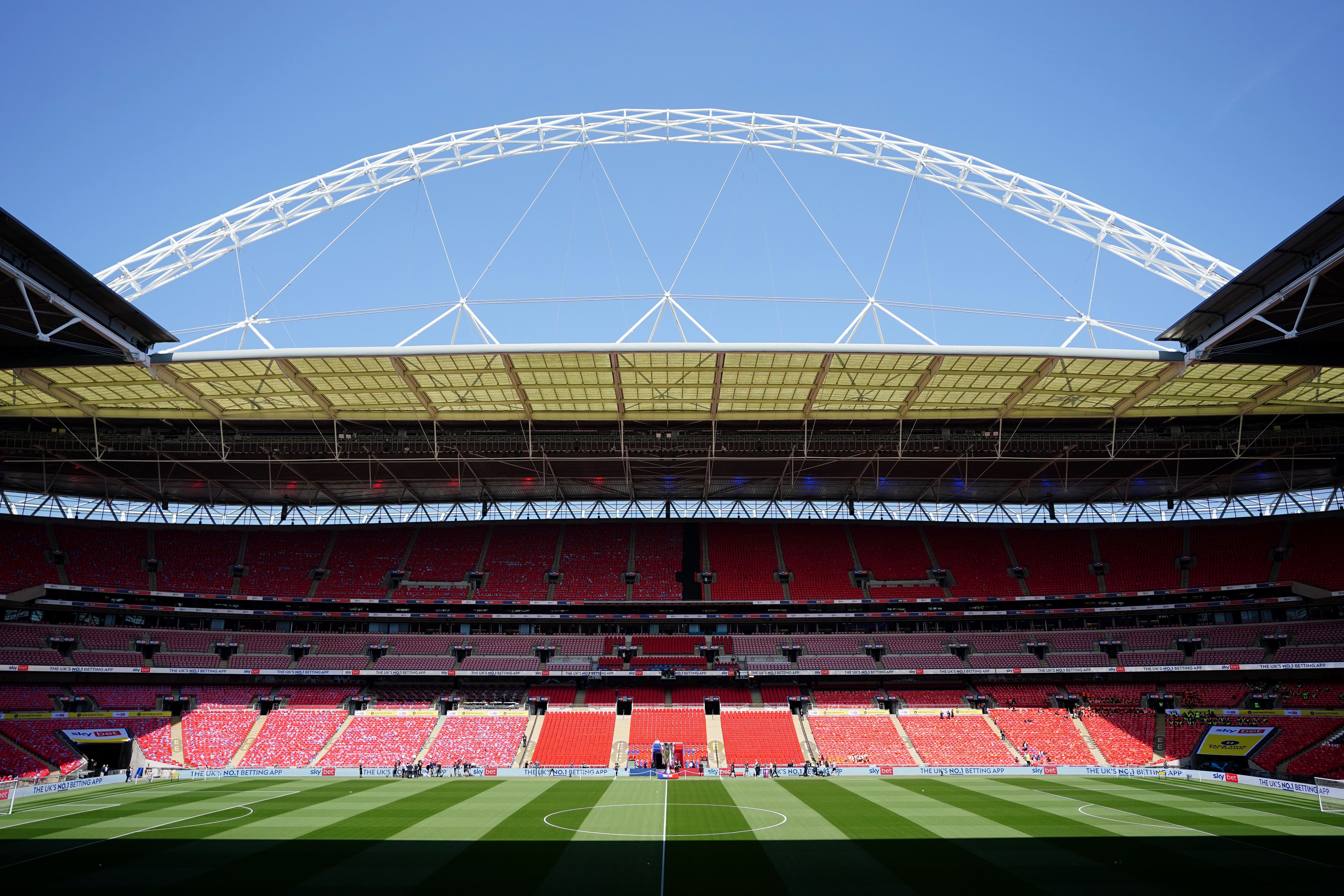 A host of initiatives will be put in place at Wembley (Zac Goodwin/PA)