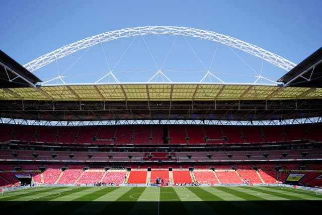 A host of initiatives will be put in place at Wembley (Zac Goodwin/PA)