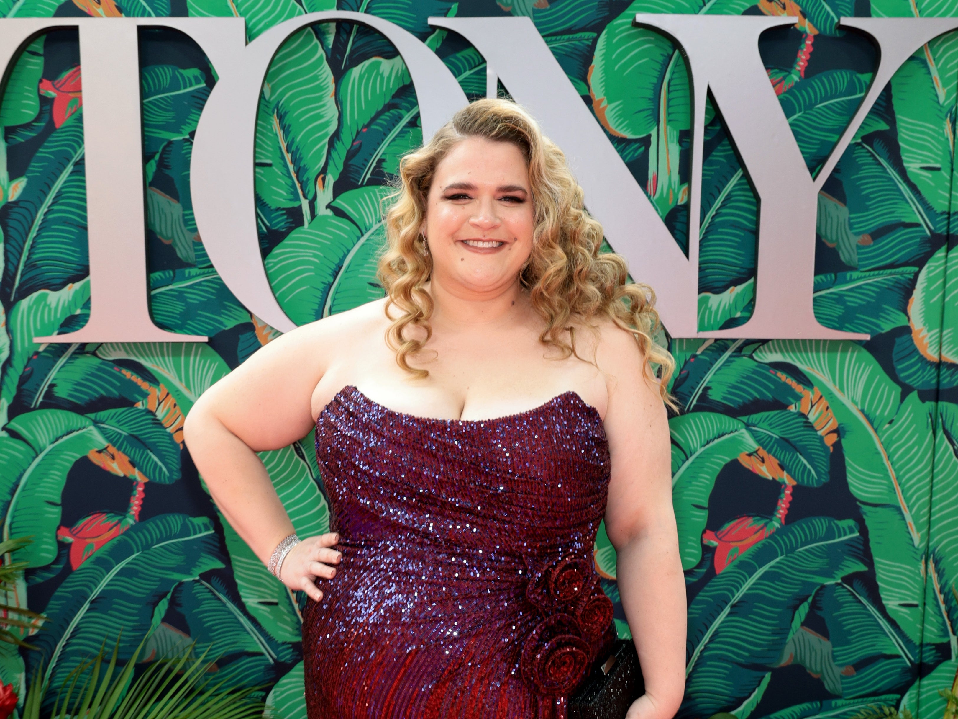 Bonnie Milligan attends The 76th Annual Tony Awards