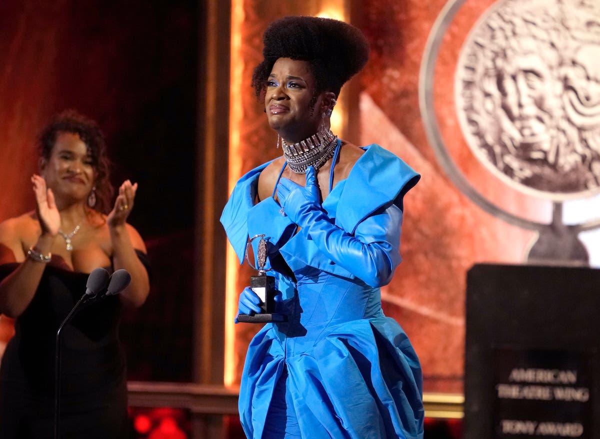 No script at Tony Awards, but plenty of song, dance, high spirits and history-making wins