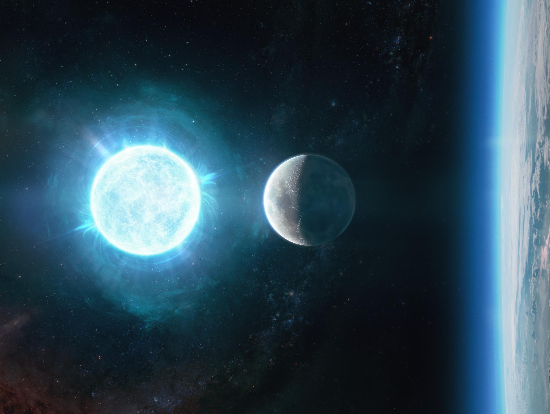 Discovery of white dwarf roughly the size of Earth’s moon