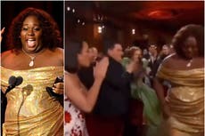 Tony viewers spot ‘delicious’ moment Alex Newell wins award in front of former Glee co-star Lea Michele