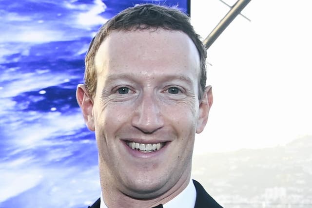<p>Mark Zuckerberg at the Academy Museum of Motion Pictures on 15 April, 2023 in Los Angeles, California</p>