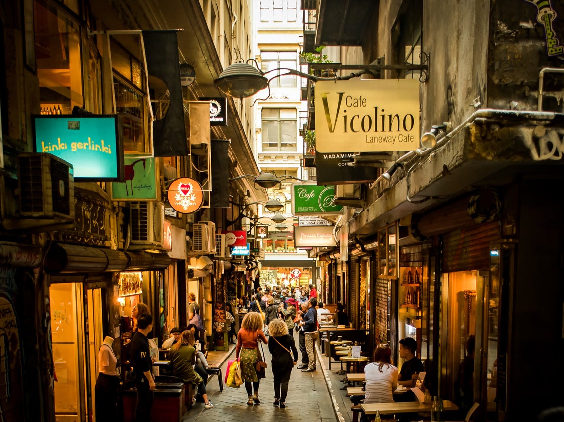 Get lost along the many laneways in Melbourne
