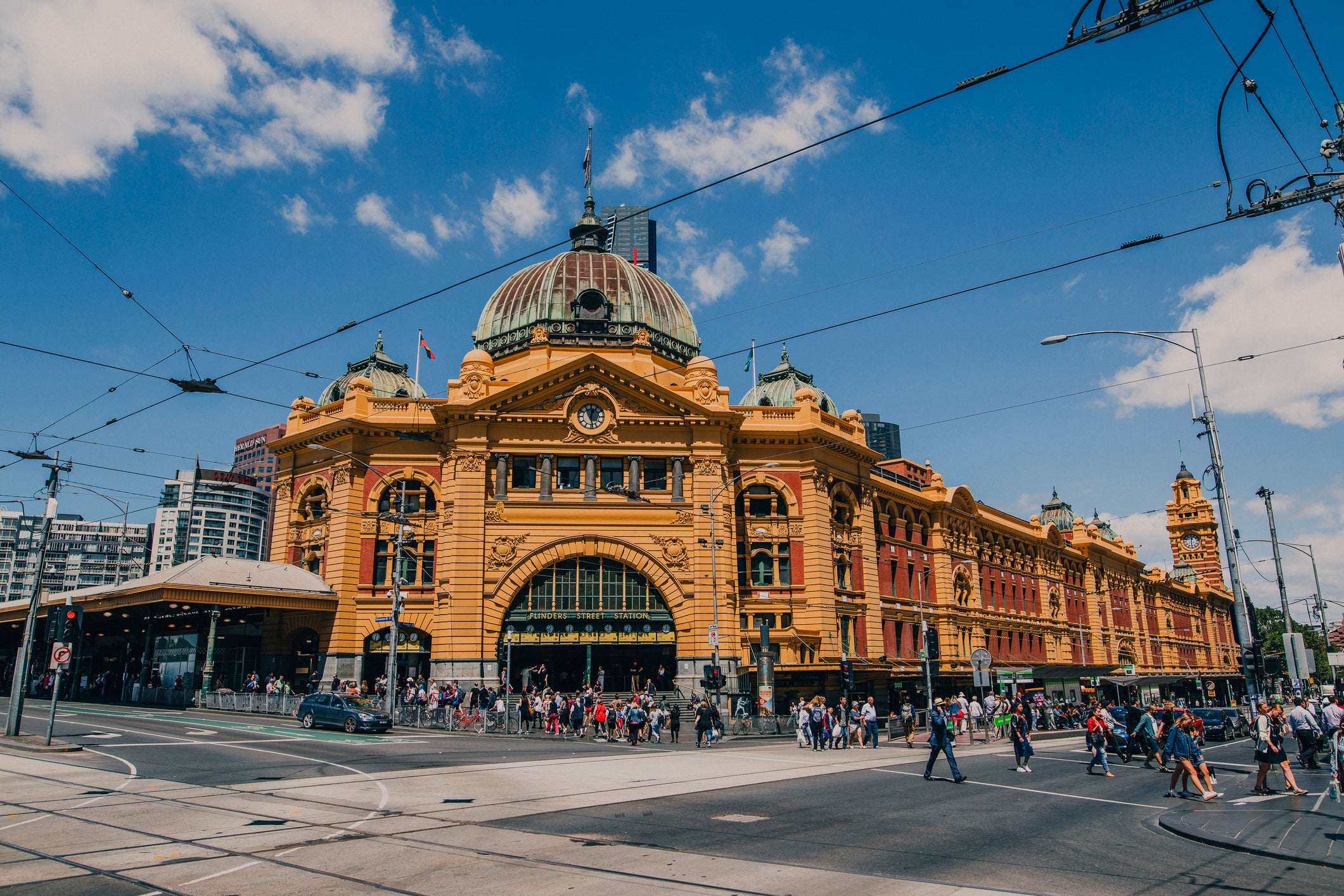 Flinders Street Station, one of the city’s most famous landmarks