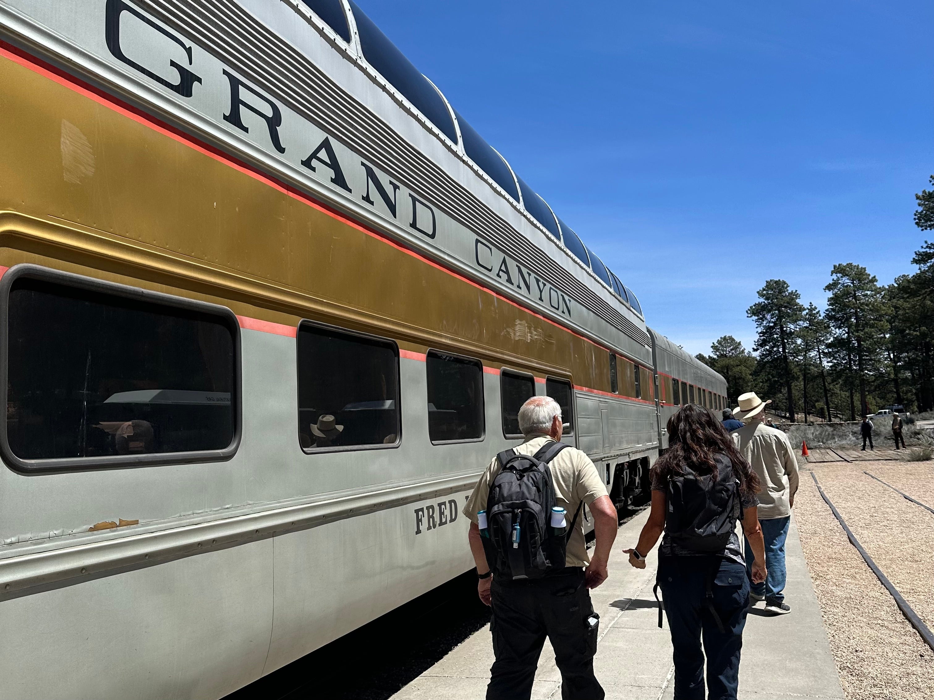 All aboard the Grand Canyon train