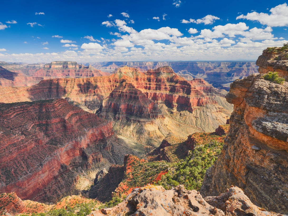 <p>The spectacular landscapes of the Grand Canyon</p>