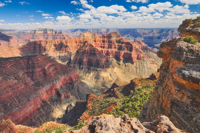 <p>The spectacular landscapes of the Grand Canyon</p>