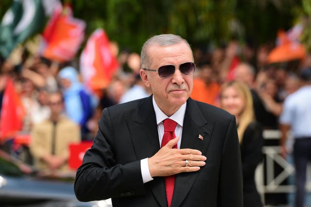 <p>Turkey’s President Recep Tayyip Erdogan </p>