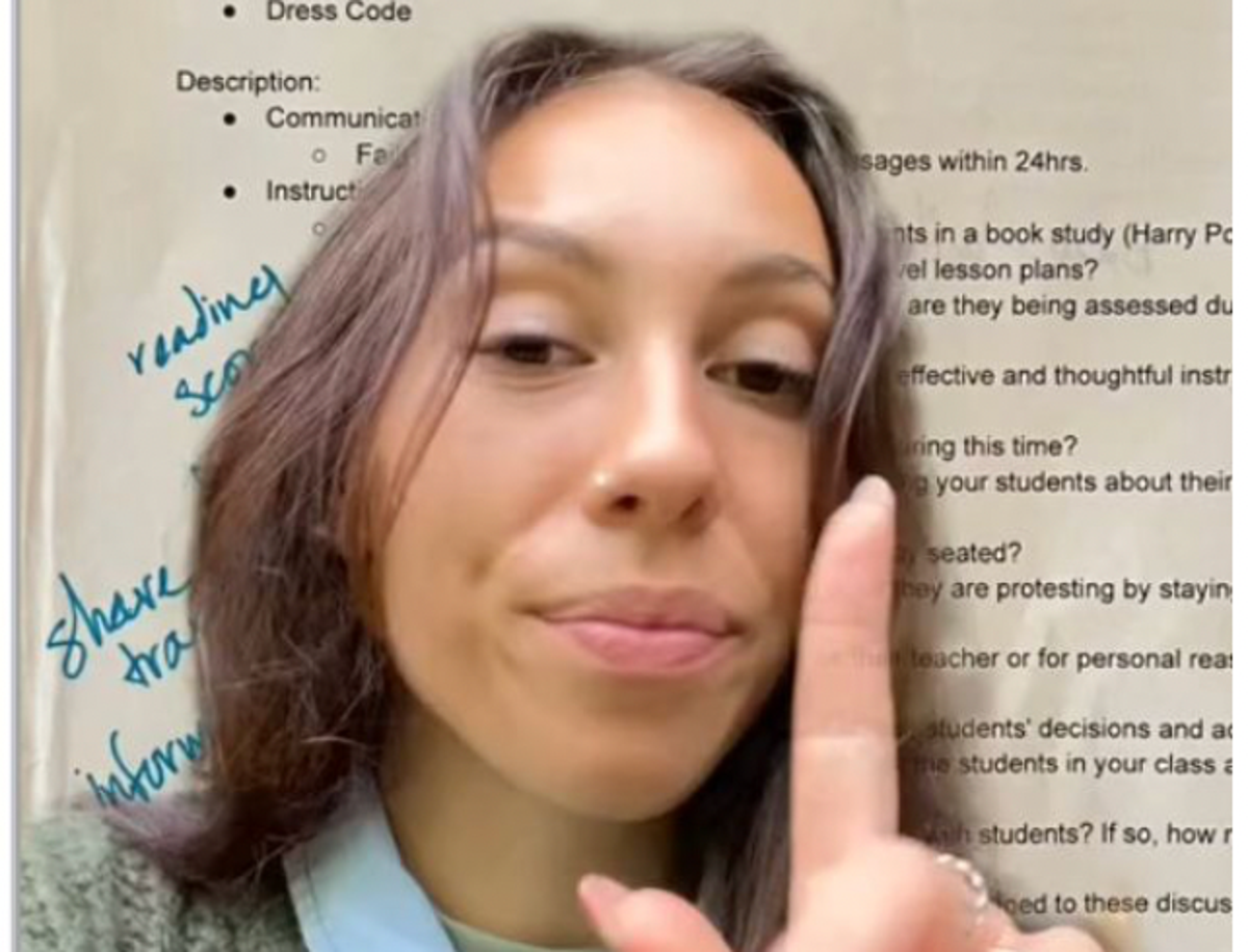Third-grade teacher fired over viral TikTok video about student protest