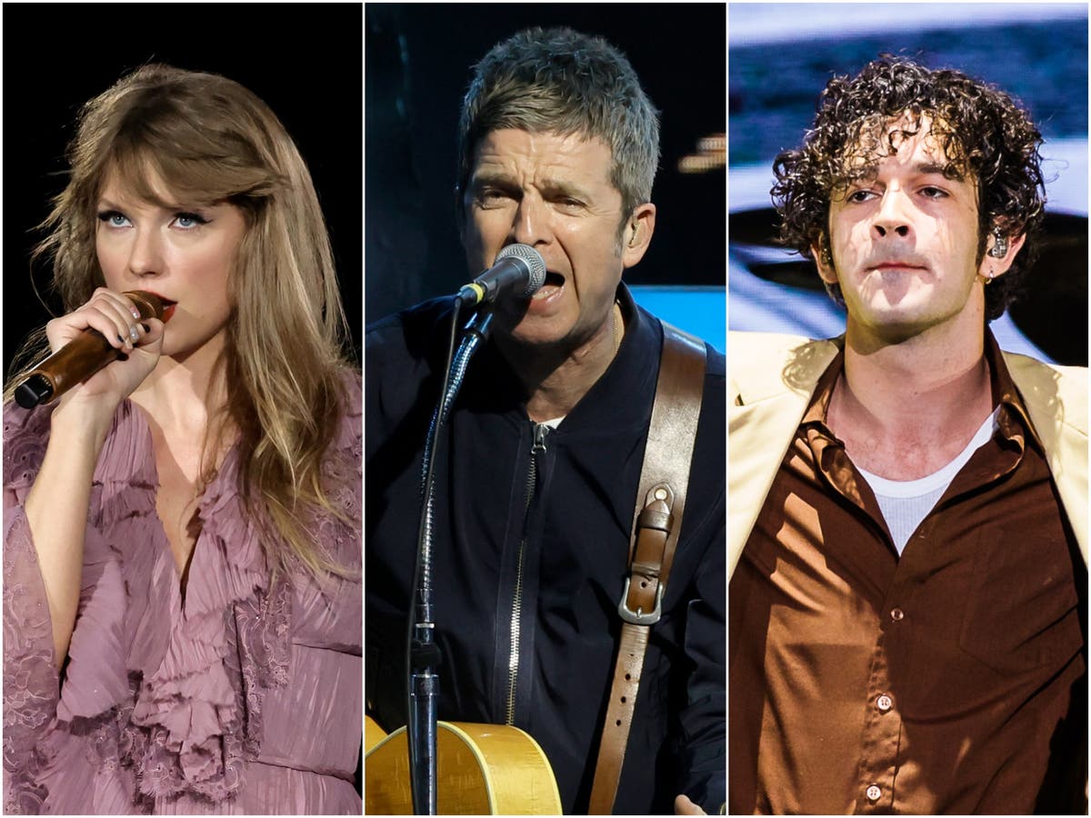 Noel Gallagher jokes he was cause of Taylor Swift and Matty Healy&rsquo;s alleged split
