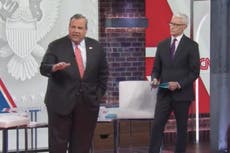 Chris Christie town hall – live: Christie claims ‘Voldemort’ ex-president wanted to pin Covid outbreak on him