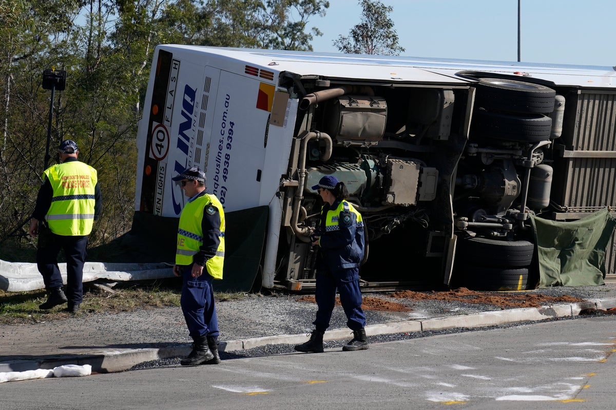 Australian bus driver released on bail after being charged over 10 passengers’ deaths
