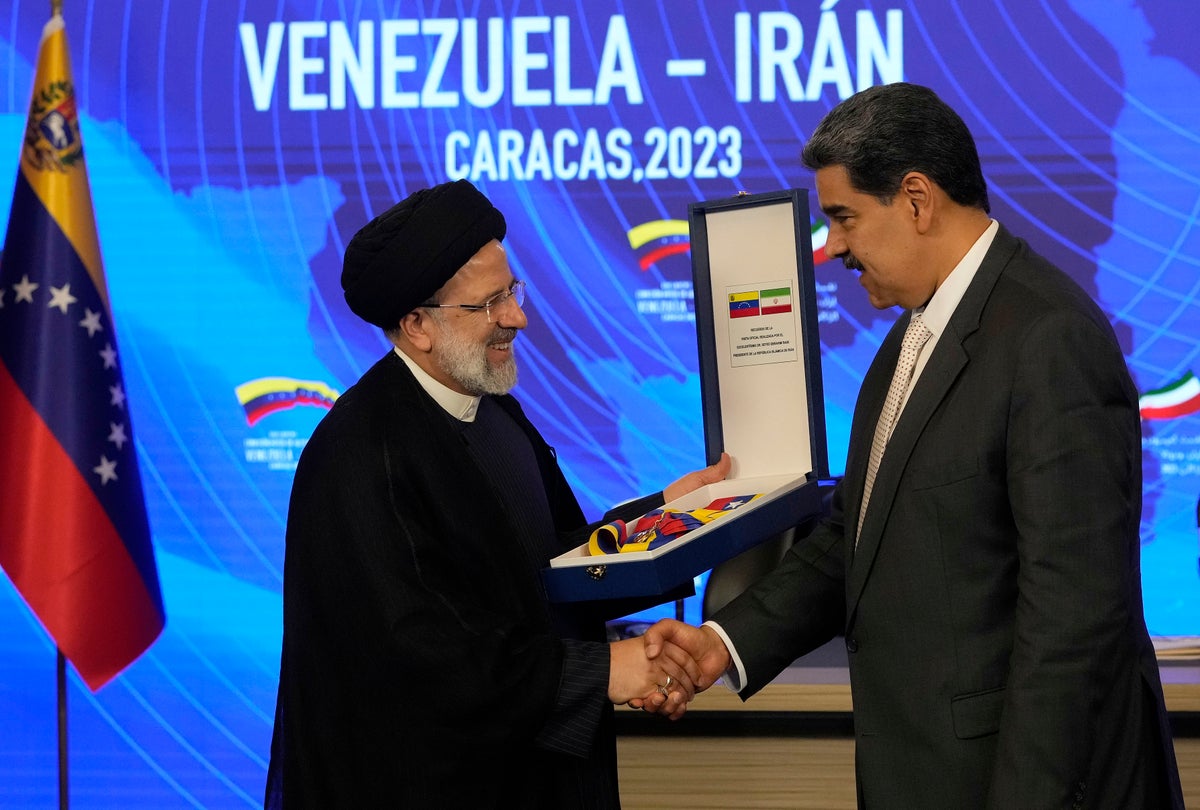 Iran’s president begins Latin America tour with stop in Venezuela