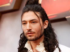 Ezra Miller addresses legal troubles at The Flash premiere