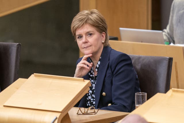 Nicola Sturgeon was interviewed by detectives at the weekend (Jane Barlow/PA)