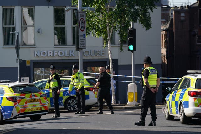 Police have put in place multiple road closures in Nottingham as officers deal with an ongoing serious incident (Jacob King/PA)