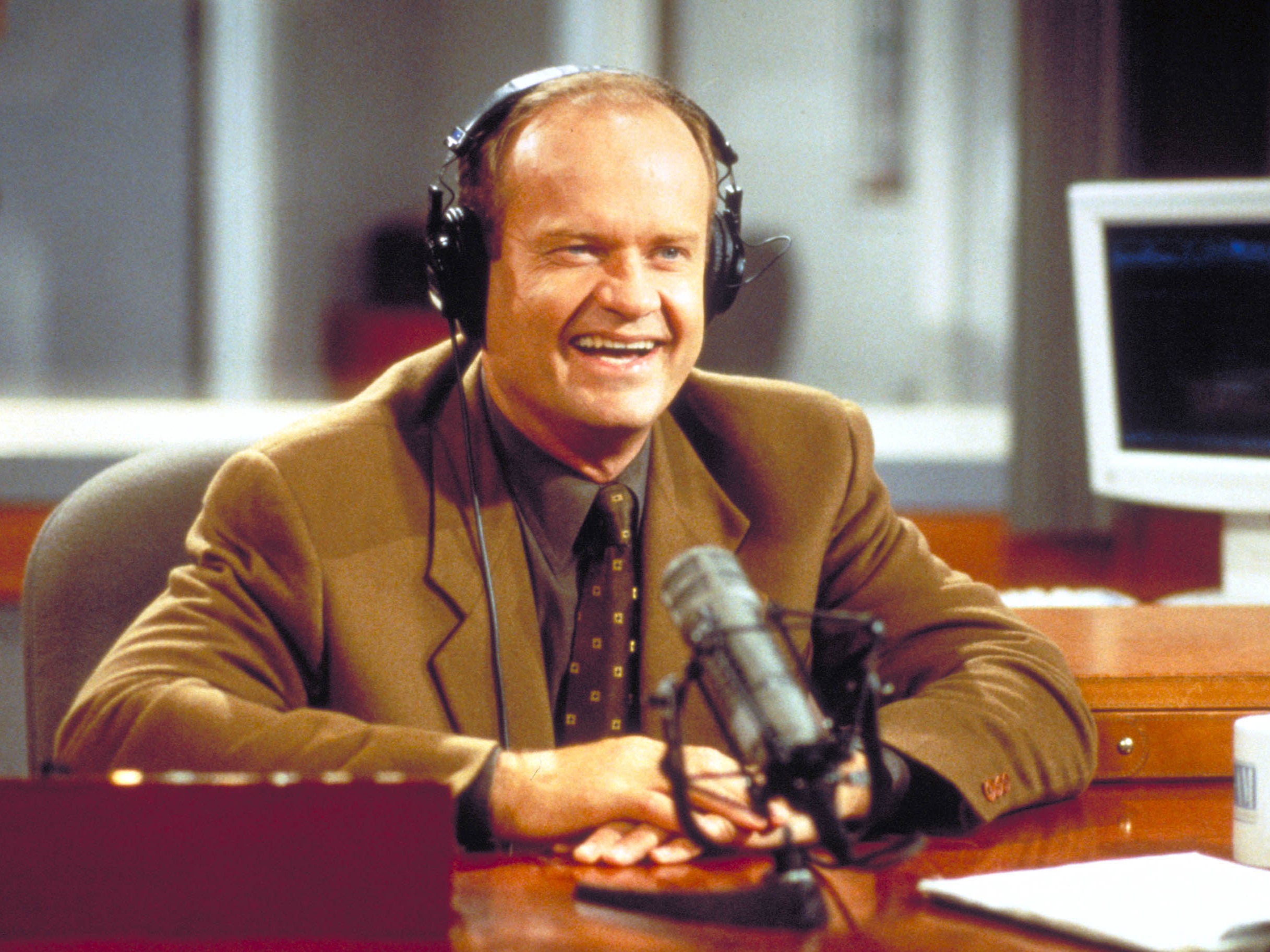 ‘I’m listening’: Grammer as Frasier Crane in the acclaimed ‘Cheers’ spin-off