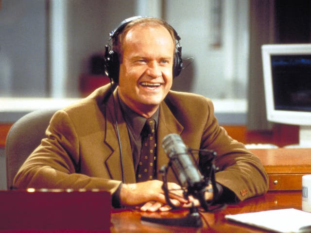 <p>I’m listening: Grammer as Frasier Crane in the acclaimed ‘Cheers’ spin-off</p>