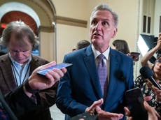 Kevin McCarthy gives baffling defence of Trump storing classified documents in Mar-a-Lago bathroom