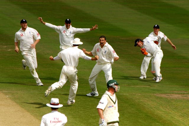 England levelled the 2005 Ashes series with a memorable win at Edgbaston (Rui Vieira/PA)