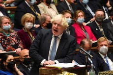 Desperate Boris Johnson in denial as he calls damning Partygate report ‘nonsense’