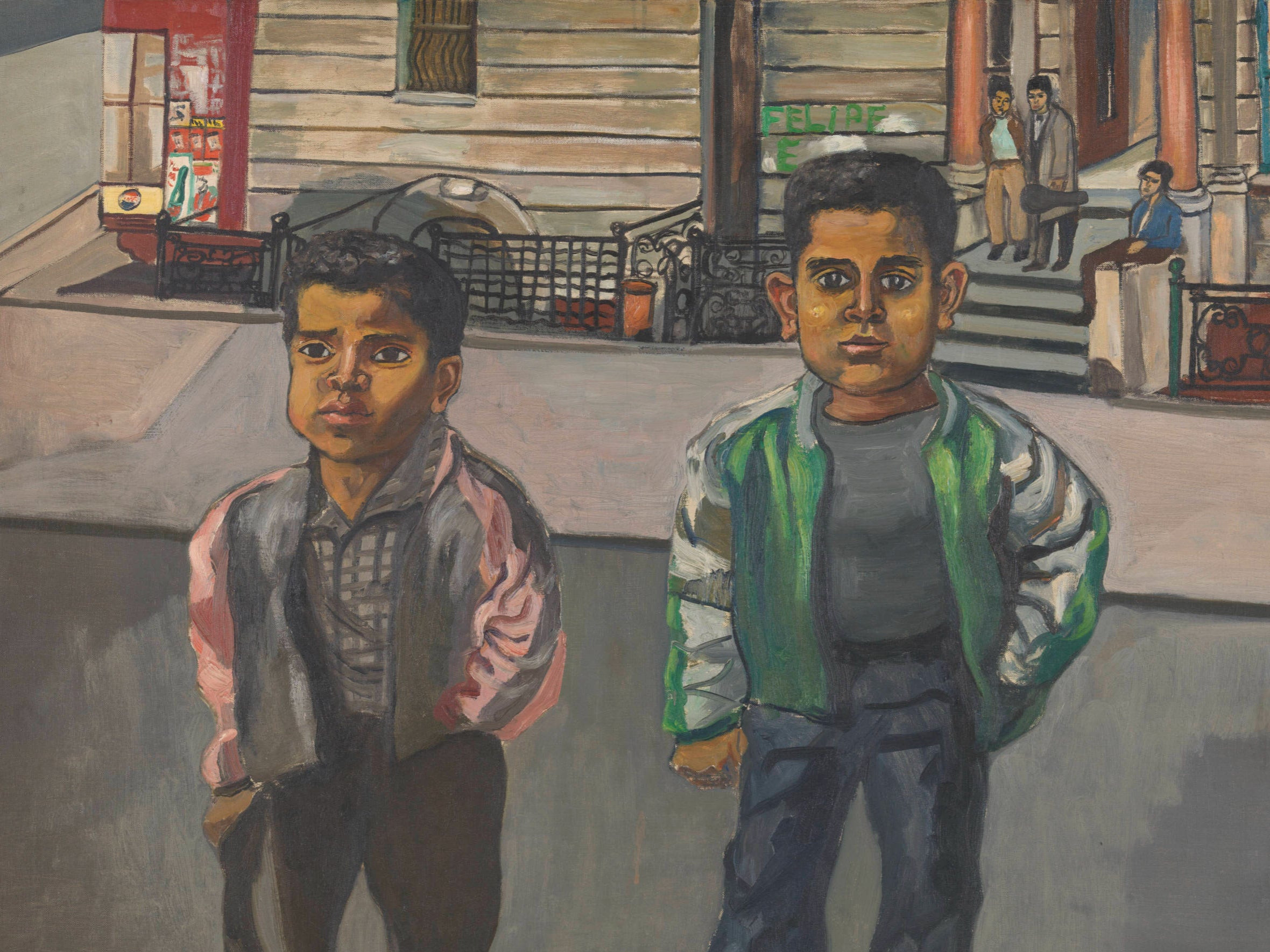 Alice Neel’s 1955 piece, ‘Dominican Boys on 108th Street’, gets ‘kicked right out of the gallery’