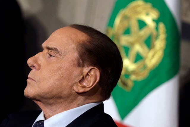 <p>Berlusconi in Rome in 2018 </p>