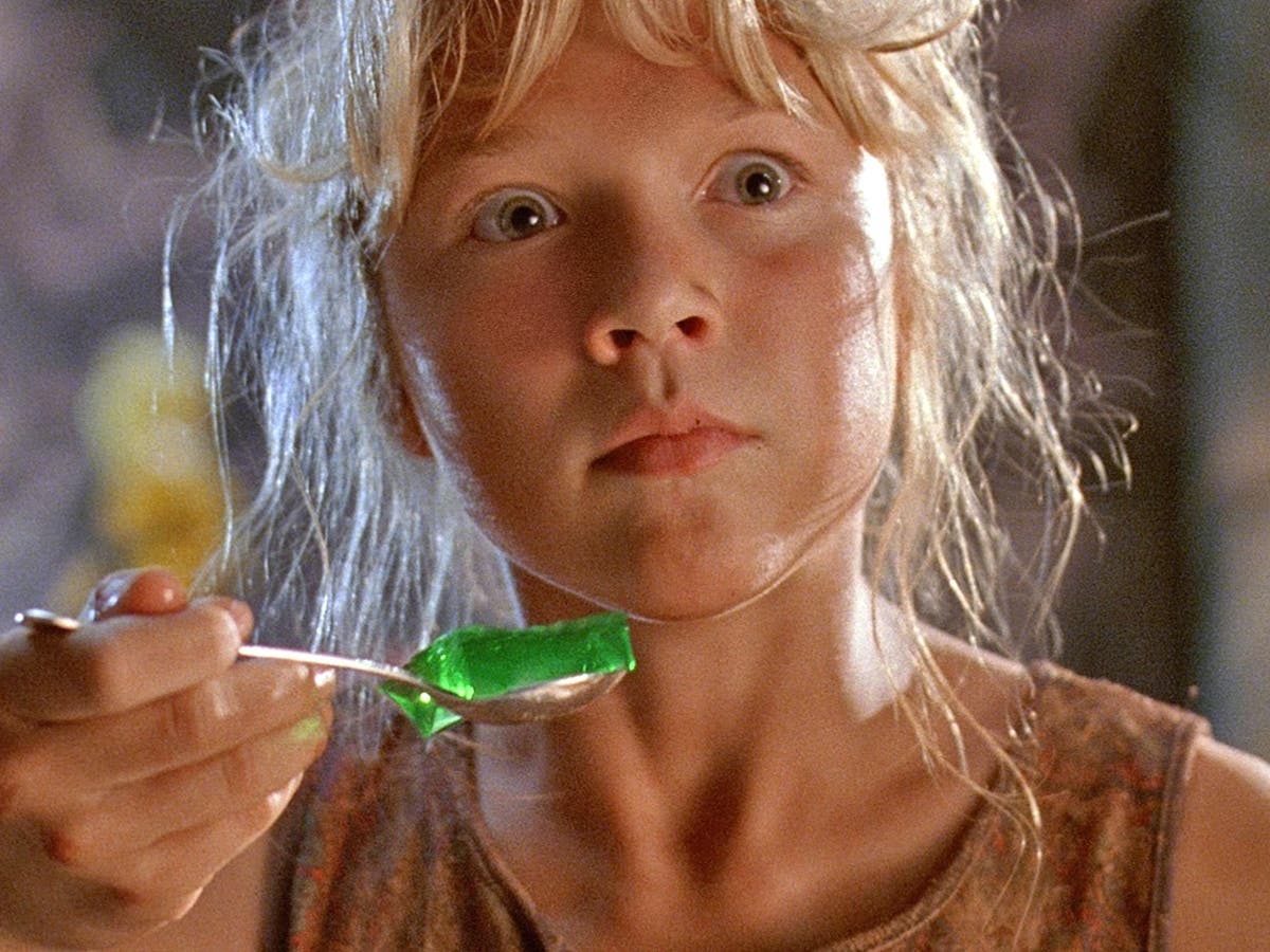 Jurassic Park fans feel ancient as child star recreates green jelly scene aged 43