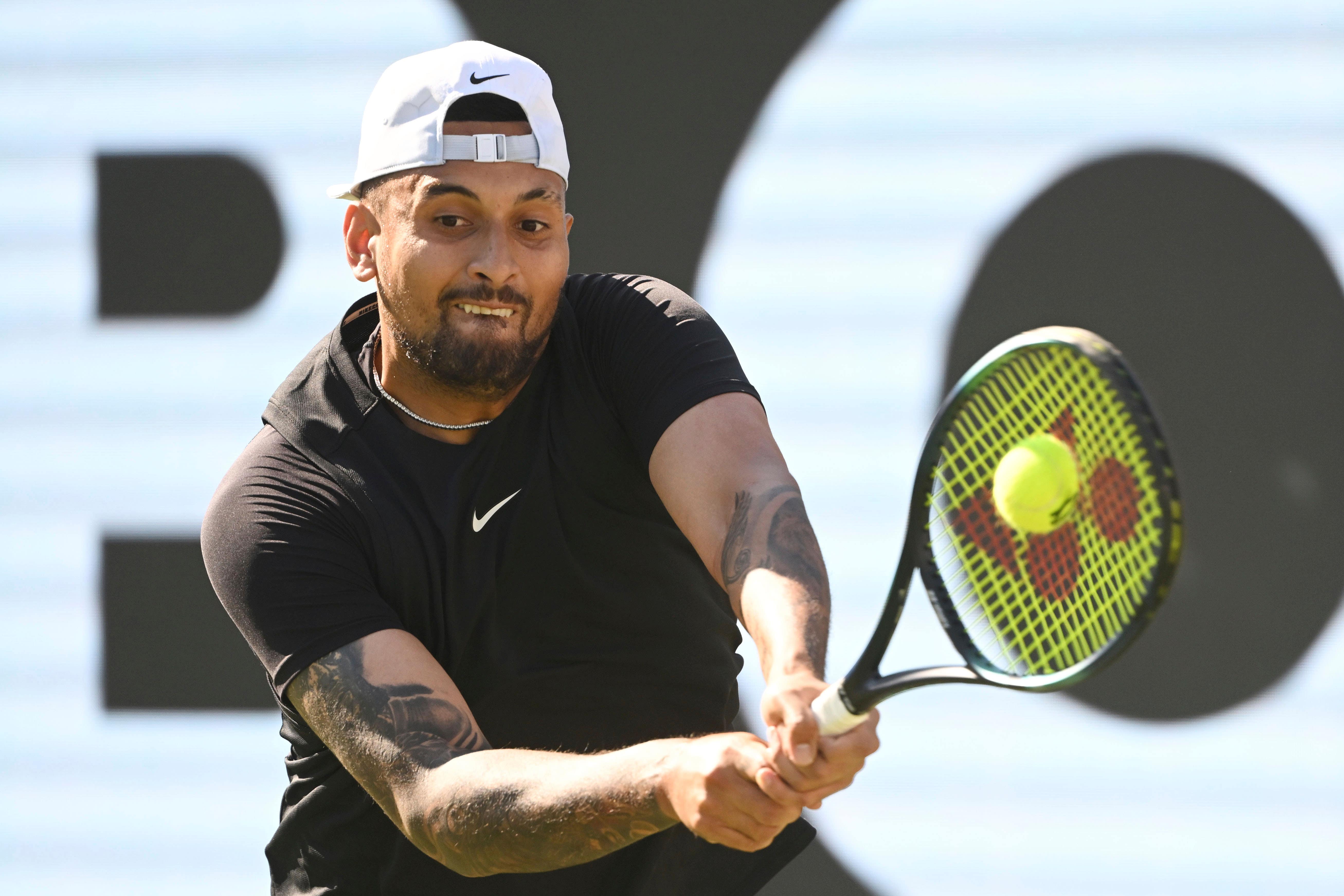Nick Kyrgios pulls out of Halle due to knee issues but hoping to play
