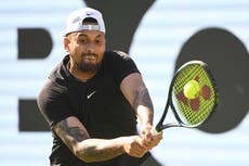 Nick Kyrgios returns to action with a defeat in Germany