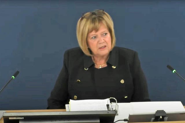 Baroness Heather Hallett is chairing the UK Covid-19 Inquiry (UK Covid-19 Inquiry/PA)