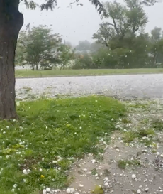 Baseball-sized hail hammers Texas as state braces for severe heatwave