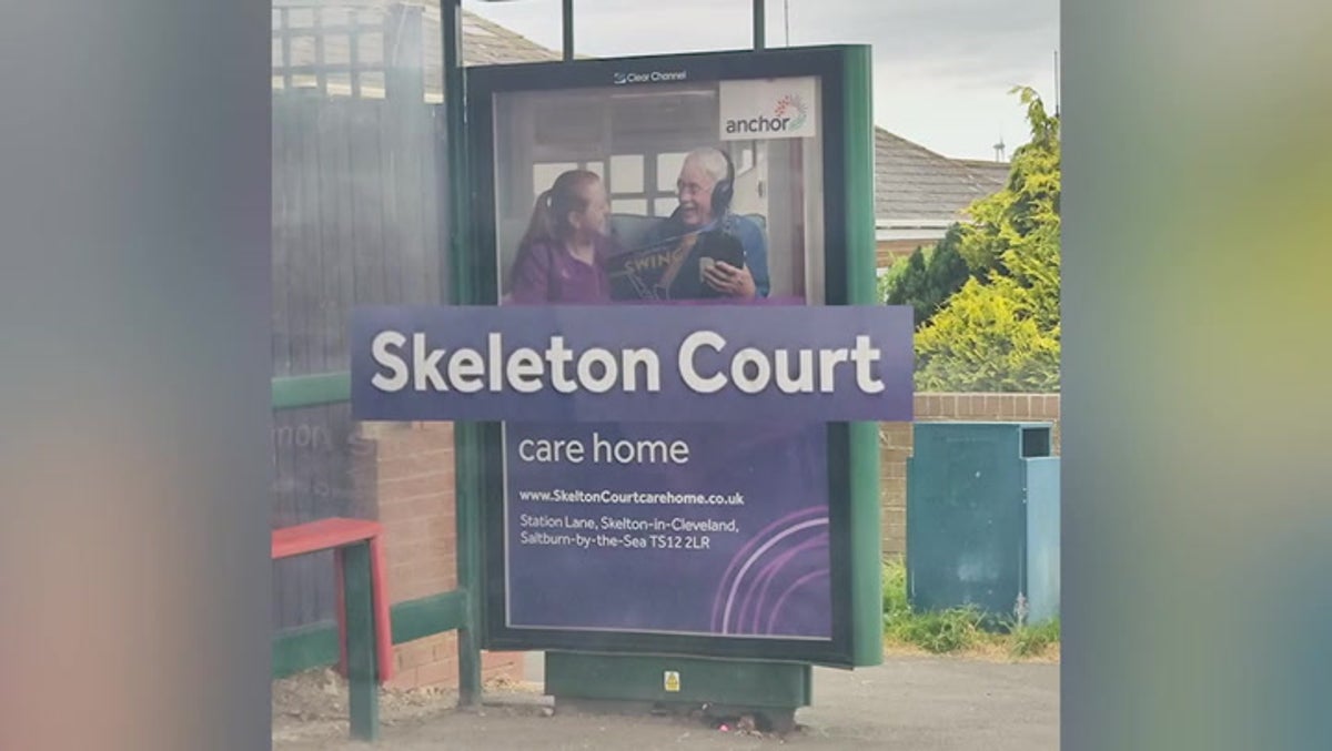 Nursing home mocked after naming itself ‘Skeleton Court’ in bus stop advert blunder