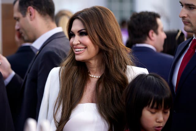 <p>Kimberly Guilfoyle, fiancé of Donald Trump Jr, has been trolled online about the release of her new dog-themed children’s book in the wake of revelations by Republican governor Kristi Noem </p>