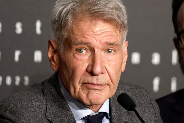 <p>Harrison Ford pictured at Cannes 2023</p>
