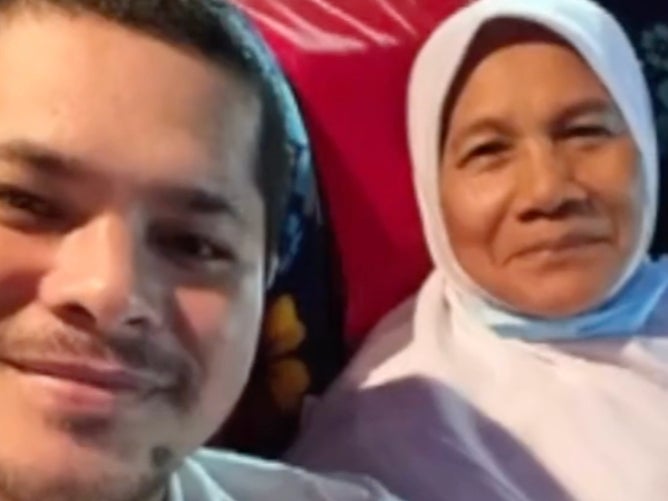 <p>Malaysian woman, 62, and her husband, 28, go viral after sharing their love story on TikTok. Screengrab</p>