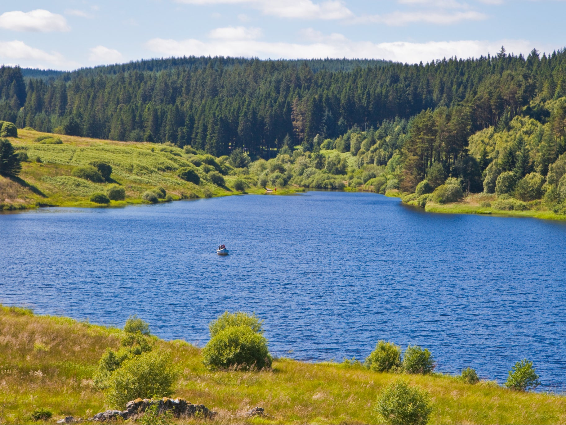 An ideal spot for water sports, Kielder Water is Europe’s largest man-made lake