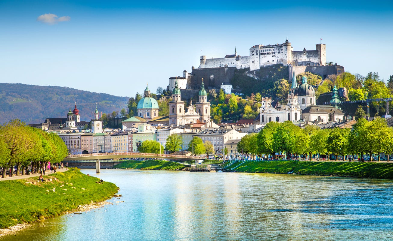 You’ll stop in Salzburg on the early leg of this Alpine trip