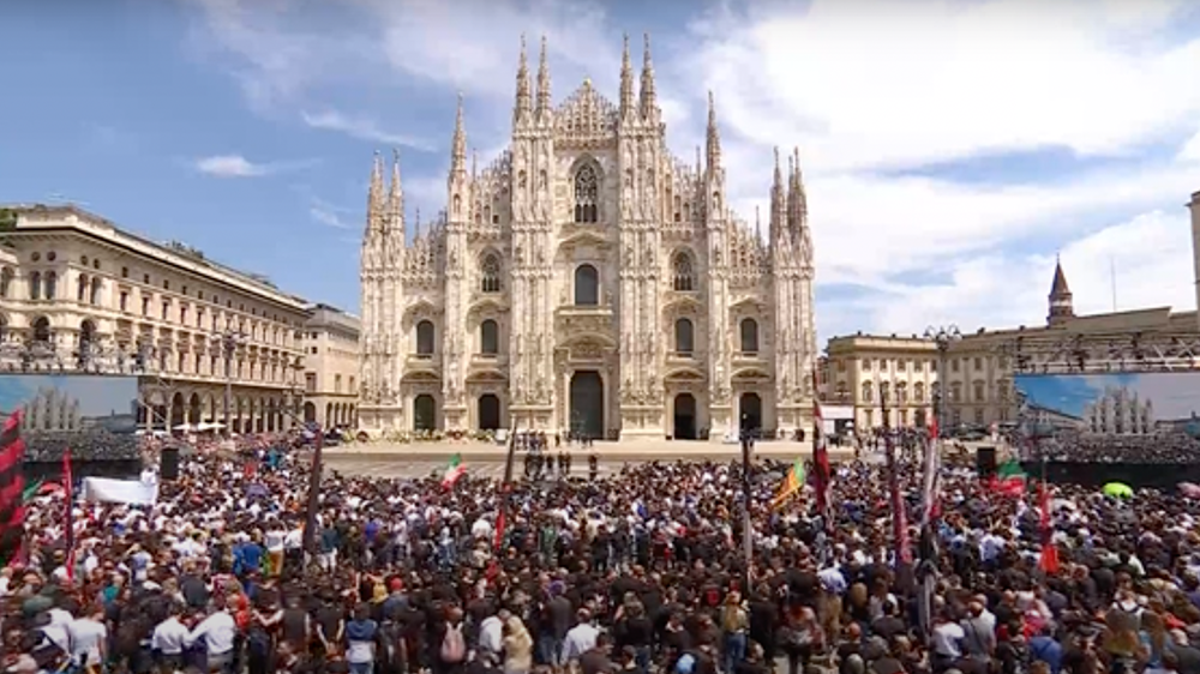Watch: State funeral held for Silvio Berlusconi in Milan | The Independent