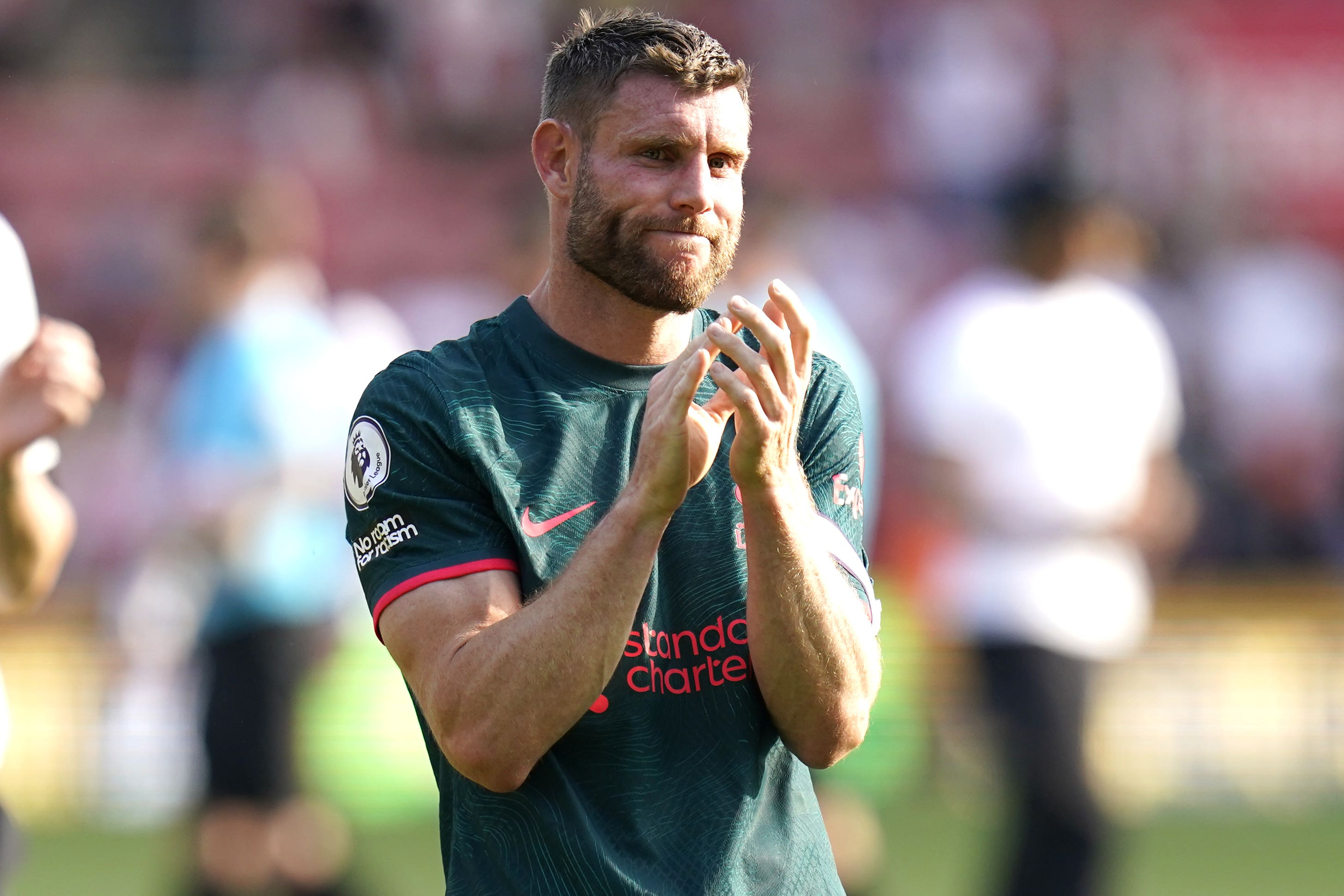 James Milner left Anfield after eight years with the club