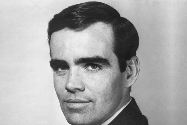 <p>A portrait of Cormac McCarthy from the dust jacket of his debut novel, ‘The Orchard Keeper’, in 1965 </p>