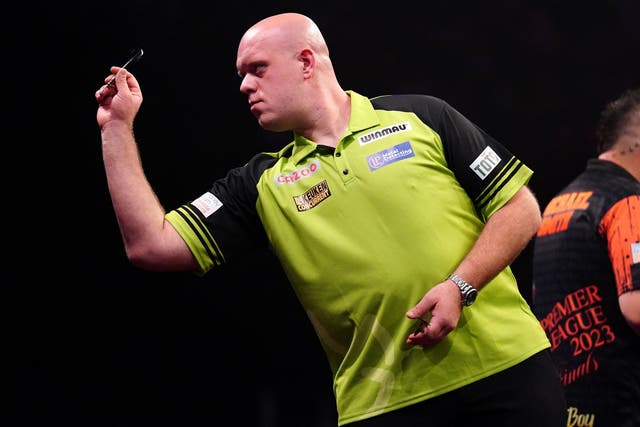 Michael van Gerwen has pulled out of the 2023 PDC World Cup of Darts (Zac Goodwin/PA)