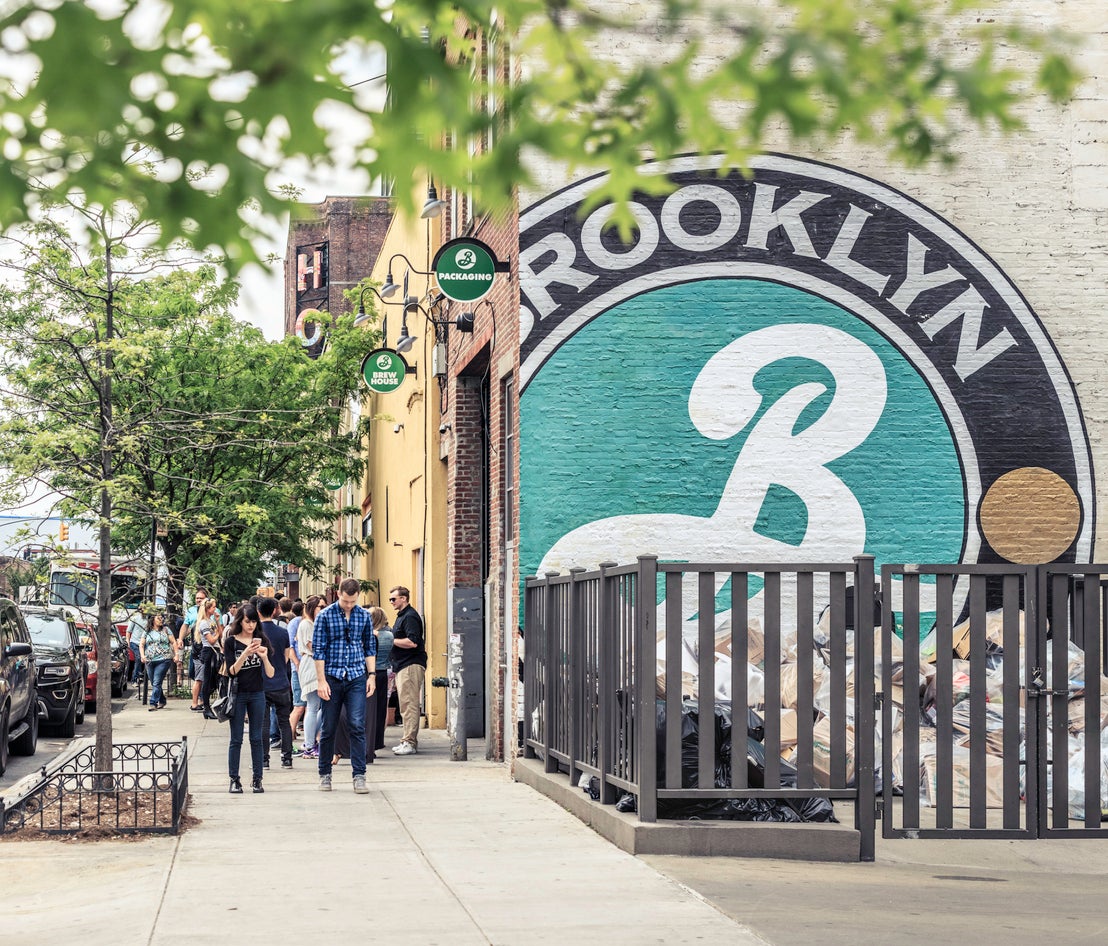 Beers from Brooklyn Brewery can be found all over the world – here’s your chance to neck one from the source