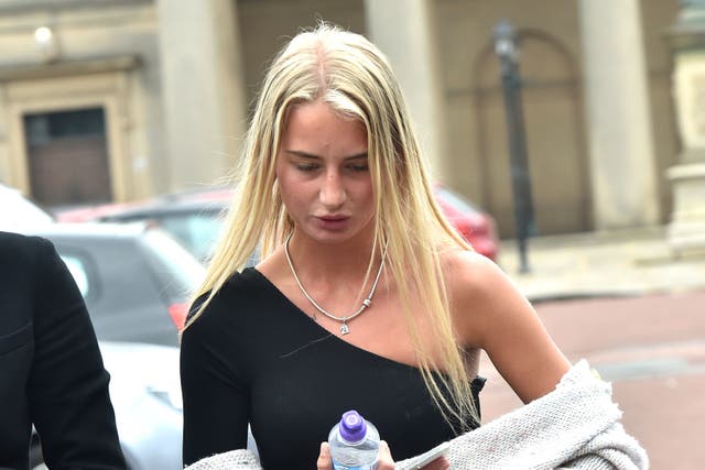 Georgia Bilham, 21, was cleared by a jury of all but one of the alleged offences after about three hours of deliberations following an eight-day trial (PA)