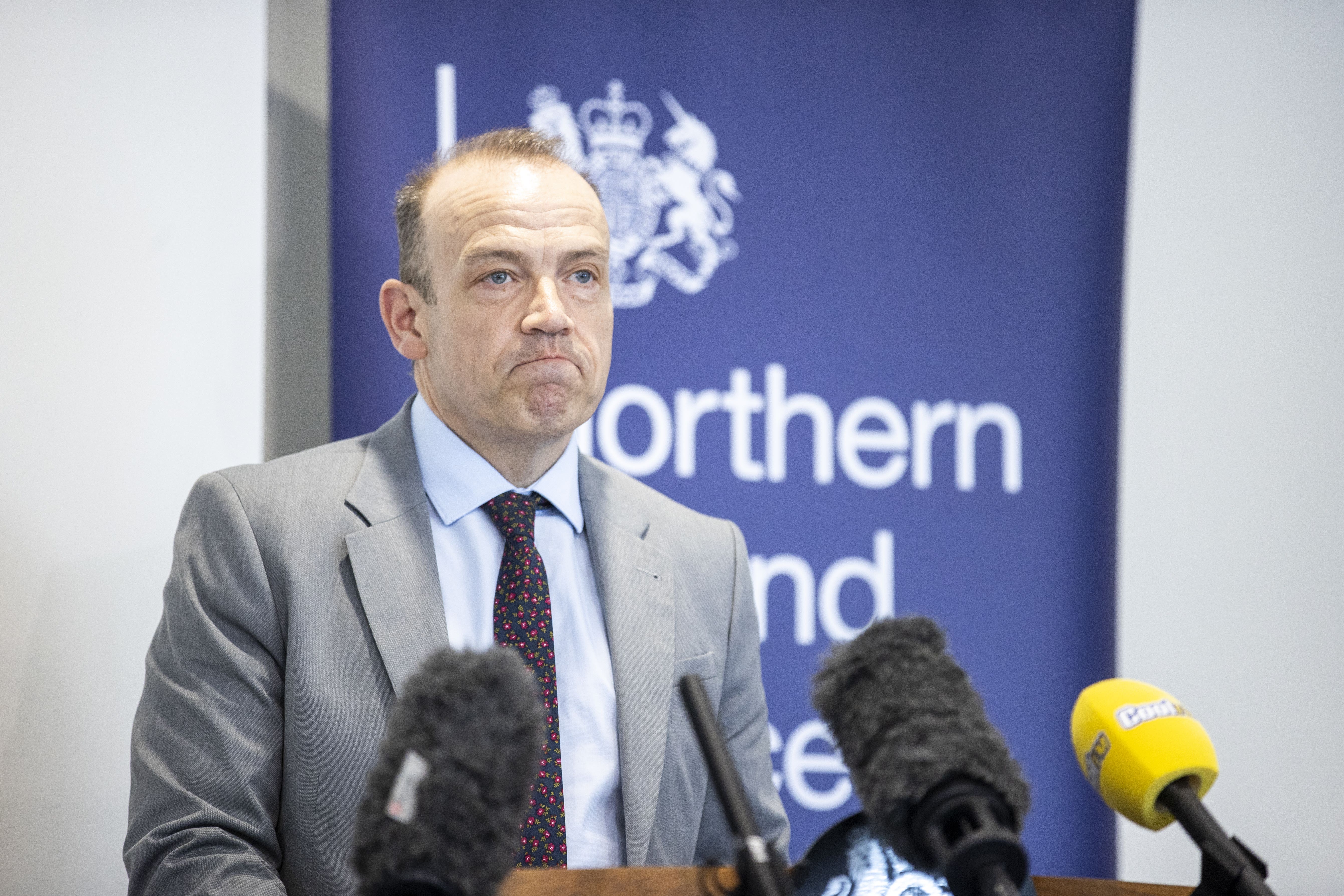 Chris Heaton-Harris has denied that his instruction to senior civil servants at Stormont to provide information on revenue-raising measures is an attempt to pressure the DUP to re-enter Stormont (Liam McBurney/PA)