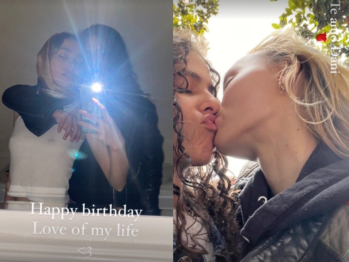 Lily-Rose Depp kisses girlfriend 070 Shake in birthday tribute: ‘Love of my life’