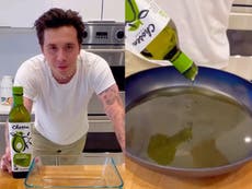 Brooklyn Beckham divides viewers with fried chicken recipe