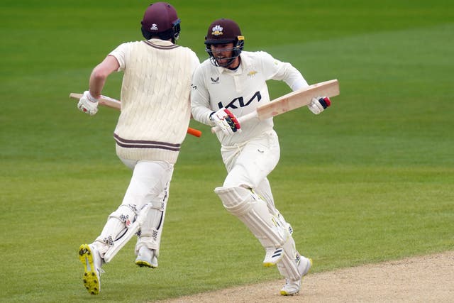 Ben Foakes (left) and Dom Sibley chased down a mammoth total (Mike Egerton/PA)